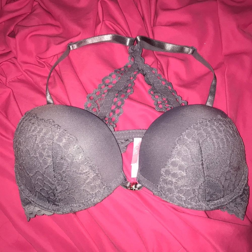 purple bra